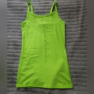 Neon yellow tank top